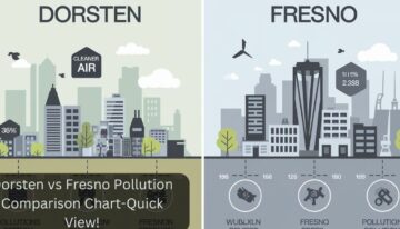 Dorsten vs Fresno Pollution Comparison Chart-Quick View!