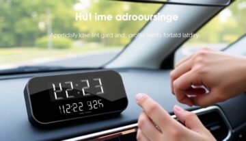 baimoqi car digital clock instructions